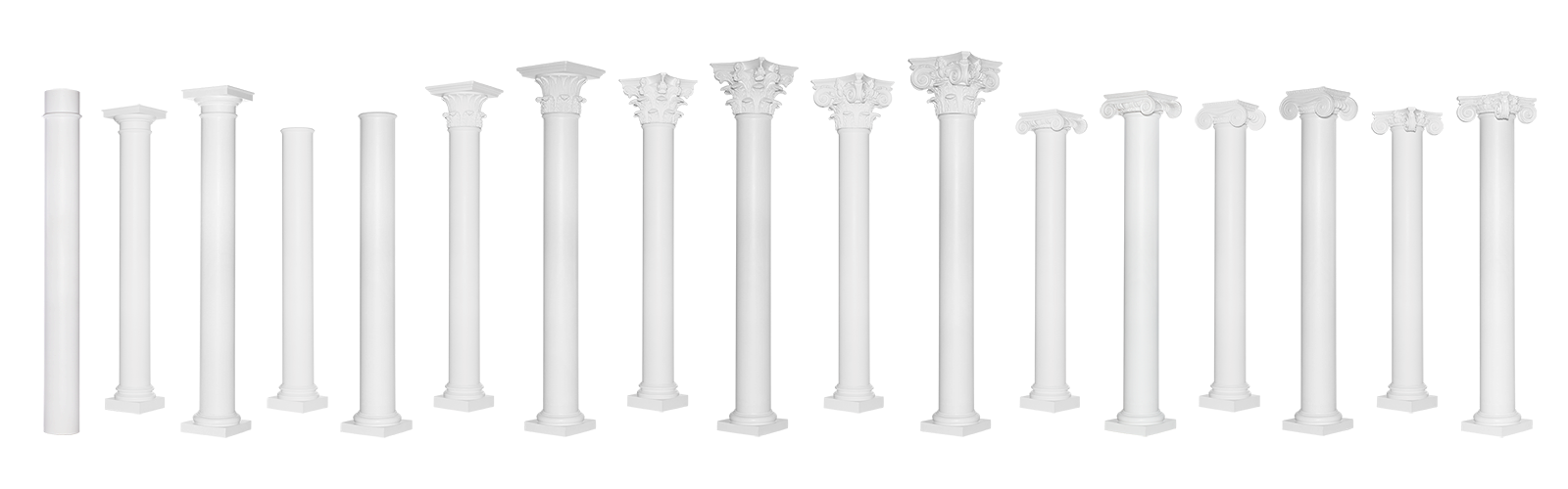 Round Fiberglass Columns with Straight, Smooth Shafts!