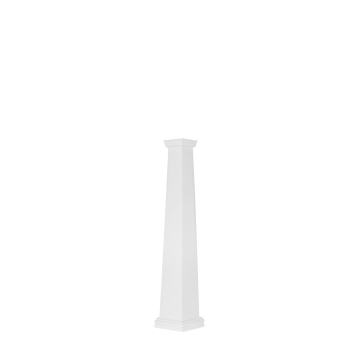10"W x 6"W"x60"H Craftsman Tapered Fiberglass Column Wrap