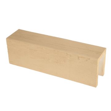 11"D X 7.25"W X 20'L Majestic Faux Beam (4-Sided), Unfinished