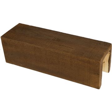 11"D X 5.5"W X 8'L Sawmill Faux Beam, Dark Walnut