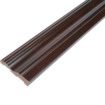 Plastibec PVC Vinyl Colonial Casing Moulding, 5/8" x 2-3/4" x 96" (Espresso)