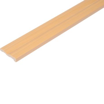 Plastibec PVC Vinyl Colonial Casing Moulding, 5/8" x 2-3/4" x 96" (Yellow Pine)
