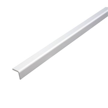 Plastibec PVC Vinyl Outside Corner Moulding, 3/4" x 3/4" x 96" (White)