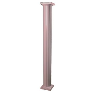 10"D x 10'H Round Fluted Aluminum Column (Sandstone)