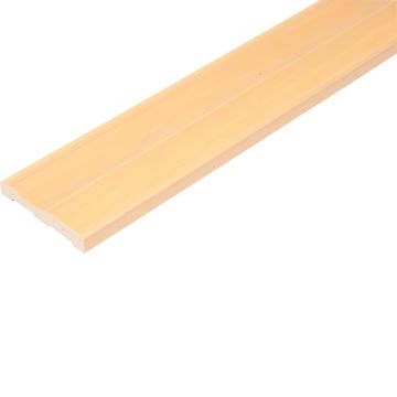 Plastibec PVC Vinyl Colonial Baseboard Moulding, 5/8" x 3-1/2" x 96" (Yellow Pine)