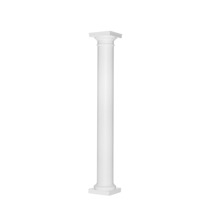 Round Smooth Fiberglass Column angle view